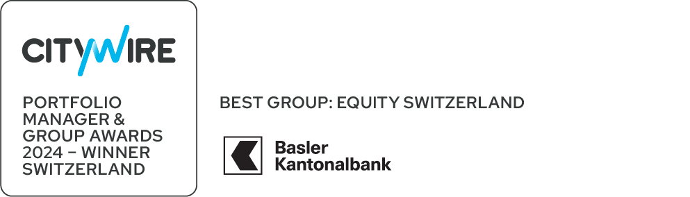 CITYWIRE AWARD - BEST GROUP: EQUITY SWITZERLAND: 